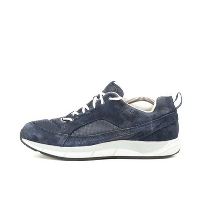 L.L. Bean Herren 505865 Schuh Blau Wildleder Low-Top Sportschuh Sneaker EU 45