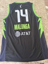 Dominique Malonga Autographed/Signed Seattle Storm Jersey Exact Proof! France