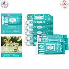 Nice 'N Clean Flushable Wipes Aloe  Vitamin E 8 Packs of 42 Ct