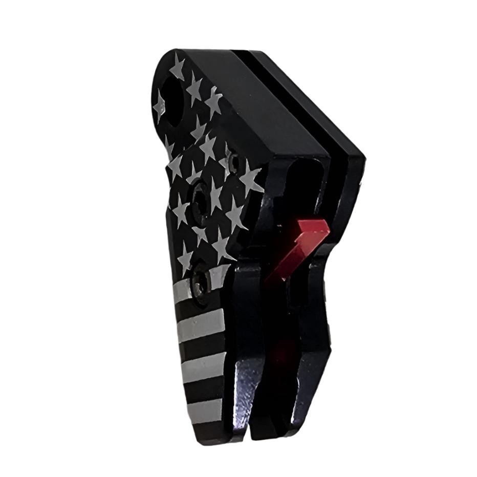 Aluminum Trigger Shoe – Fits Glock Gen1 -5 Models 17/19/19X/26/34/45 – Flat Face