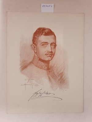 Oberst Erzherzog Karl Franz Joseph : Porträt nach einer Rötelzeichnung : (aus: U