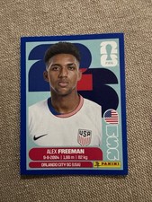Panini FIFA World Cup 2026 Alex Freeman USA 6 Orlando City SC Soccer Card