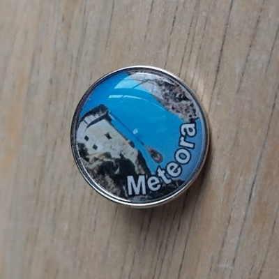 Meteora Rock Formations Greece Pin Travel Tourism Souvenir Vacation
