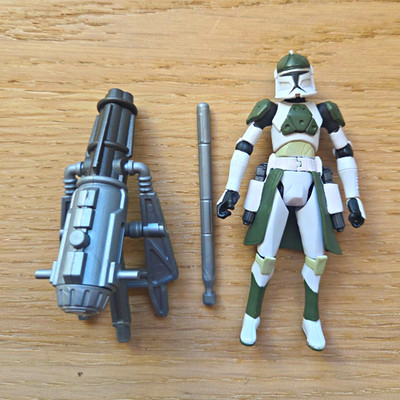 Hasbro Star Wars The Clone Wars Clone Anti Hailfire Droid Squad Clone Commander