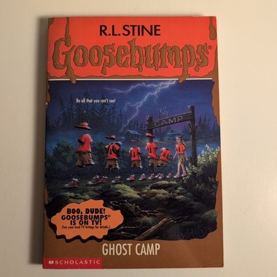 Vintage Goosebumps #45 Ghost Camp R.L. Stine Scholastic Book