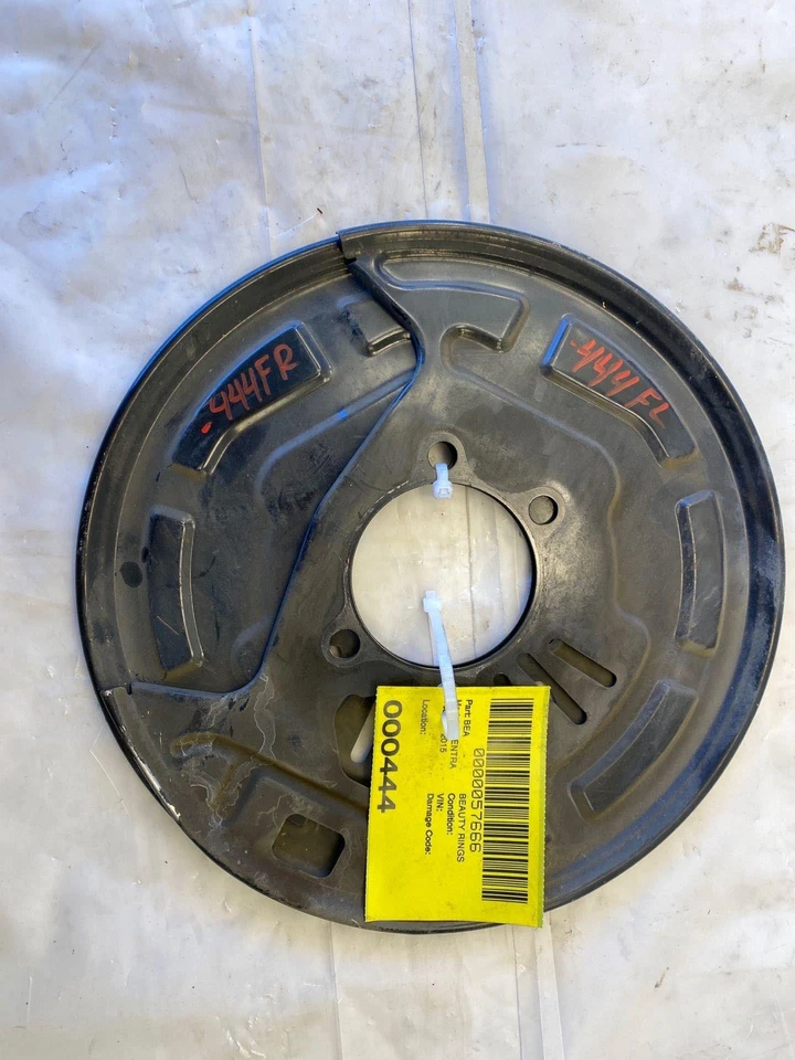 2015 NISSAN SENTRA SV Sedan Front Brake Backing Plate Left and Right Side LH RH - Image 2 of 4