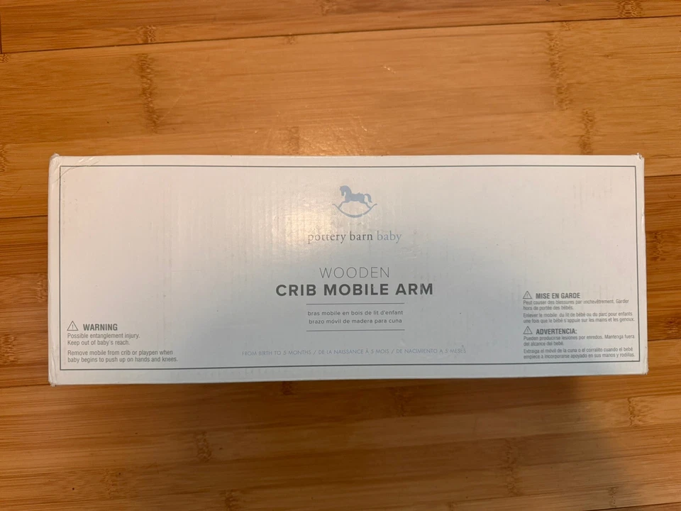 Pottery Barn KIDSBABY вязаный животных кроватки мобильный и белый кроватки руки с музыкой - Изображение 3 из 4