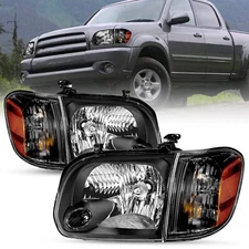 For 2005-2006 Toyota Tundra 05-07 Sequoia Halogen Headlight Assembly LH+RH