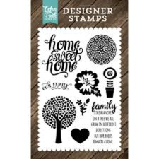 Echo Park Acrylic Stamps FAMILY HOME