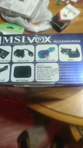 MSI VOX USB 2.0 TV Box MSI PVS 720X480 VOX602-8609-070 TV Tuner Windvd - Picture 7 of 8