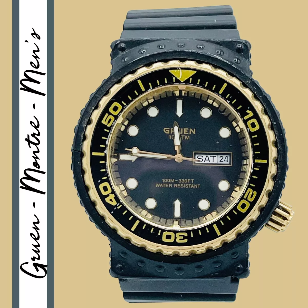 Gruen mens cheap watch vintage
