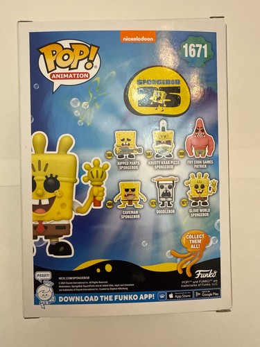 Guante Animación Pop Mundo Bob Esponja Pantalones Cuadrados número 1671 - Imagen 2 de 2