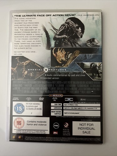 Predator Quadriology: Predator 1,2, Alien vs Predator 1 & 2 (DVD) Region 2 - Picture 9 of 11