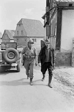 WW2 WWII Photo World War Two / French Soldiers in Germany in 1945 3rd French