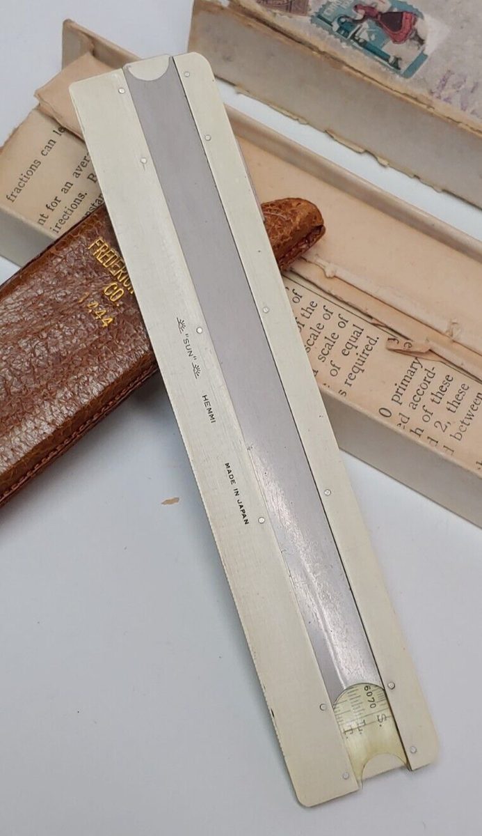 悟りの段階　EX　RF　3枚セット 1930s Slide Rule Frederick Post 1444 Pocket Size 5