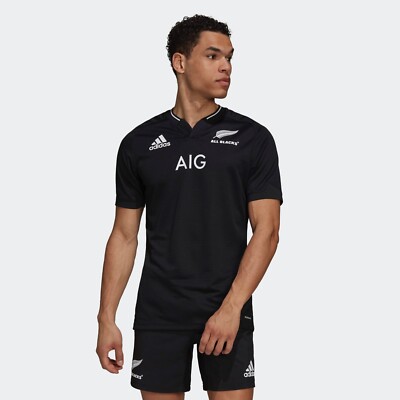 ☆FREEDOM☆ Cadillo Rugby Jersey Black CD24MMTS0030BK All Blacks 24/25 Home Supporters Jersey by adidas / World