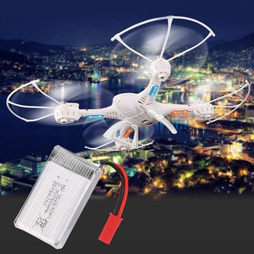 Juego de 3 Baterías LiPo 3.7V 750mAh para Drones MJX X300C X400 X800 RC Plata - Imagen 5 de 5