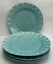 4 VIETRI CASCATA SALAD PLATES  - 8 5/8"  BRAND NEW WITH TAGS!