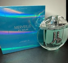 Merveille in Blue by johan b for W 3.4oz/100ml Eau de Parfum Spray New
