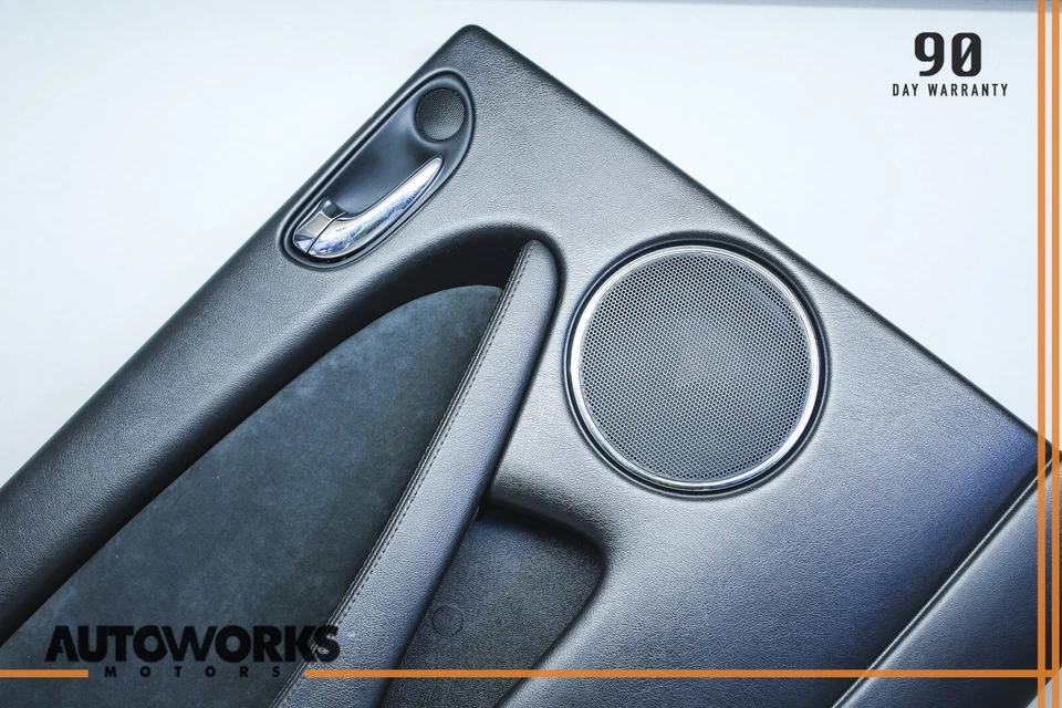 02-08 Jaguar X-Type X400 Panel de puerta interior lateral izquierdo trasero Alcantara LJP OEM Foto 3 de 4