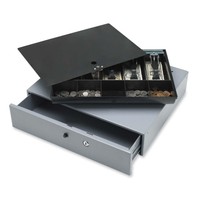 Sparco Cash Drawer,w/ Removable Tray,17-3/4x15-3/4x3-3/4,gray 15504 on sale Sparco Cash Drawer,w/ Removable Tray,17-3/4x15-3/4x3-3/4,gray 15504 on sale
