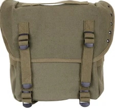Olive Drab Canvas Butt Pack Military GI Style Tactical Mini Bag 9" x 8.5" x 6"