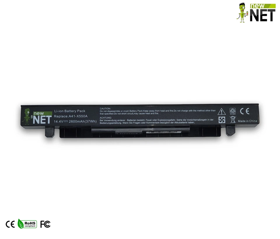 Akku 14,4 - 14,8V 2600mAh kompatibel mit ASUS R513C R513CL - Bild 2 von 4