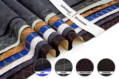 indivitara  Premium Stitch Mikrofaserstoff selbstklebend dehnbar echte Nähte