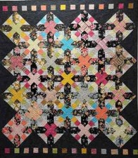 X and Plus Quilt - Handmade and Quilted by Me - 72" inches Wide x 75" L Approx