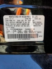 Used Infotainment Display fits: 2017 Infiniti...