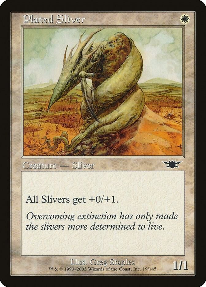 MTG Legions Plated Sliver MTG Magic the Gathering LP
