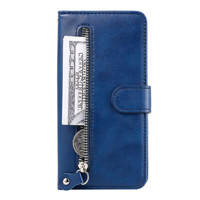 Zipper Leather Wallet Phone Case for Xiaomi 10T 11T Redmi Note 11 11S 10 K40 K50