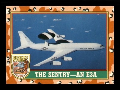 1991 33 The Sentry - An E3A Topps Desert Storm Trading Card TC CC
