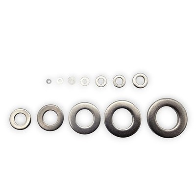 DIN 125 Edelstahl Unterlegscheiben A2 V2A rostfrei Beilagscheiben AISI 304 Inox