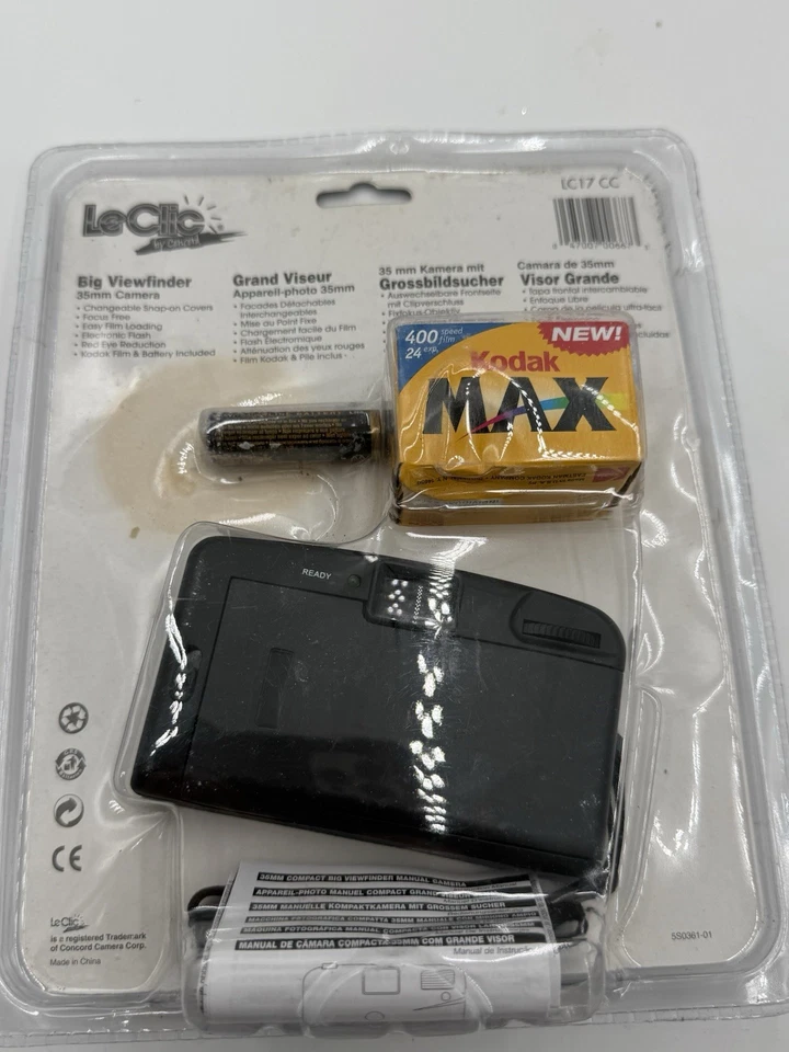 NEW 🌟Le Clic LC17 CC Snap It Camera By Concord 35mm Changeable Colors! - Image 4 of 4