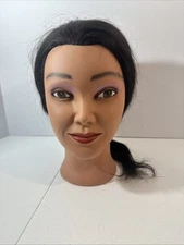 Marianna Ms. Anna Manikin 100% Human Hair 21-23" Hair Length Color Level 3