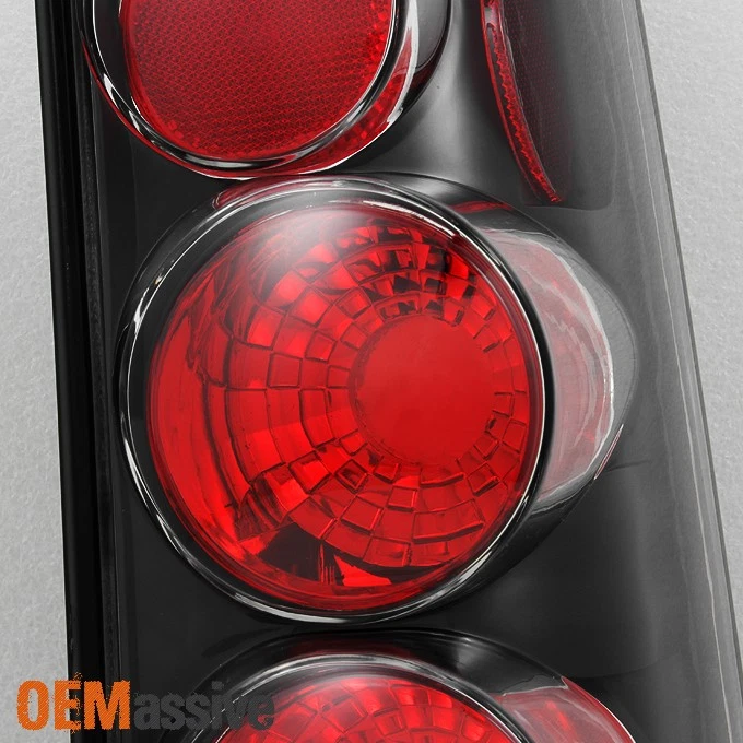 Fit 2003-14 Chevy Express GMC Savana 1500 | 03-2024 2500 3500 Black Tail Lights - Image 3 of 4