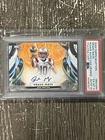 2024 Topps Inception - Rookie Auto Var Orange Drake Maye /25 PSA 6 Auto 10 RC