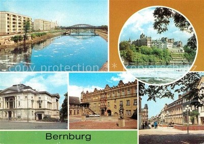 Bernburg Saale Hall lot Castle Carl Maria von Weber theater Long House