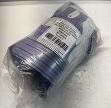 (12pk) Protective Industrial Products XL Blue Shoulder Split Leather Palm Gloves