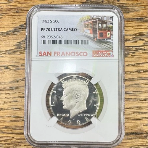 1982-S Kennedy Half Dollar Proof — photo from another recent sale