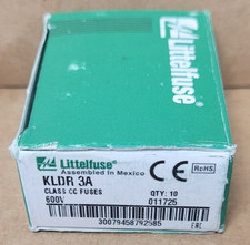 NEW  10 Littelfuse KLDR3A Fuse 3A 600V Class CC