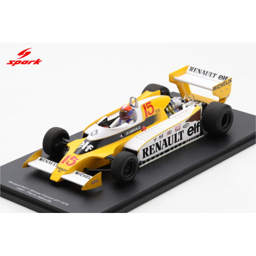 Renault RS11 JEAN-PIERRE Jabouille 1979 N.15 Winner French Gp 1:18 Spark Model F-image