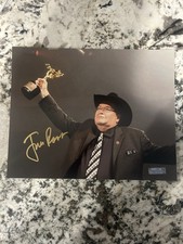 Jim Ross WWE Signed 8x10 Photo Prime Time Sports Framing Witnessed COA