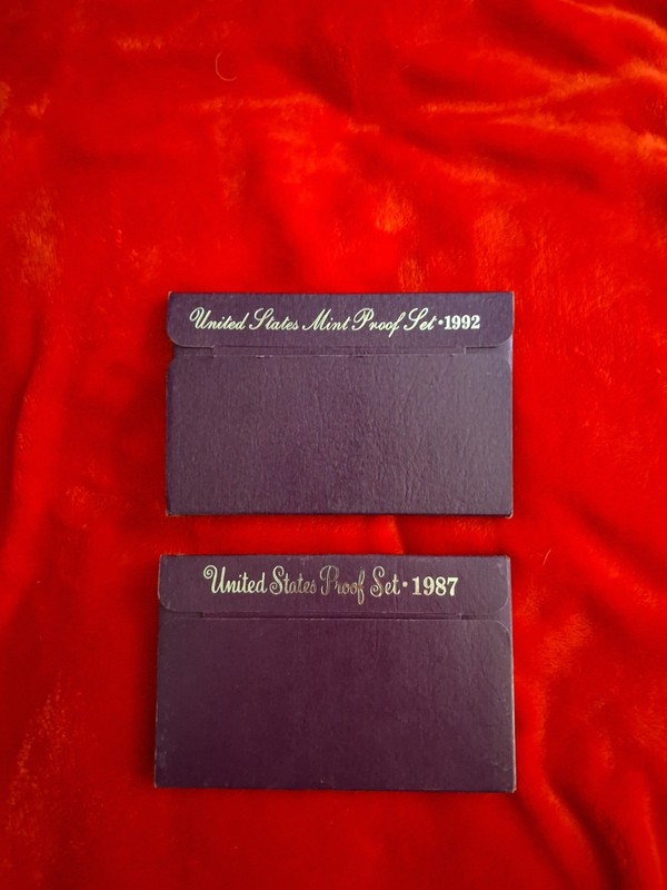 1987 And 1992 United States Mint Proof Sets