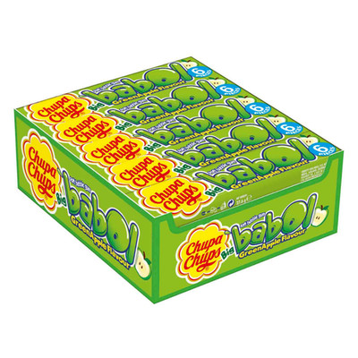 Chupa Chups Big Babol Kaugummi Green Apple 20 x 6 Stück BBE: 07.06.2025