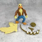 Vintage TMNT Ace Duck Figure Complete Playmates 1989 Ninja Turtles