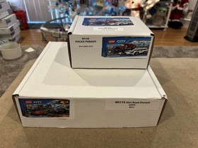 LEGO CITY-60172 &ldquo;Dirt Road Pursuit&rdquo; and 60128 &ldquo;Police Pursuit&rdquo; Free Shipping!