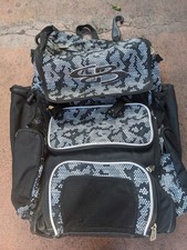 Boombah Large Camo Baseball Bat Backpack 2-Bat Zip, 8 Pockets