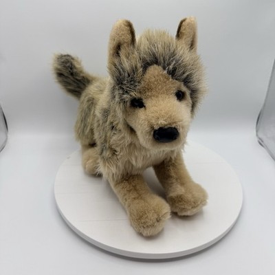 Douglas Cuddle Toys Tyson Wolf Plush #1836 2012 Stuffed Animal Retired 14'' RARE